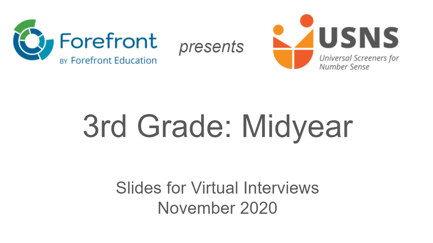 third grade midyear screener virtual slides