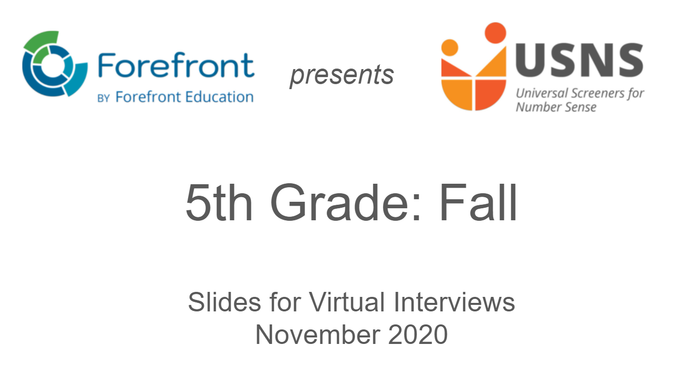 fifth fall screener virtual slides